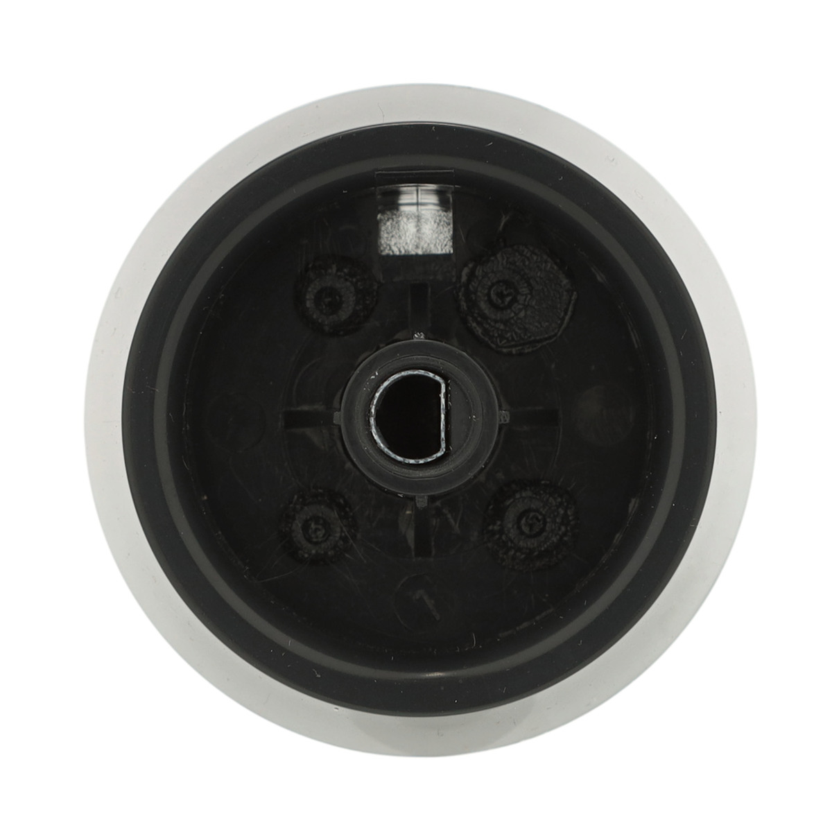 WW03L00445 - Genuine OEM GE Washer Control Knob, Black & Silver